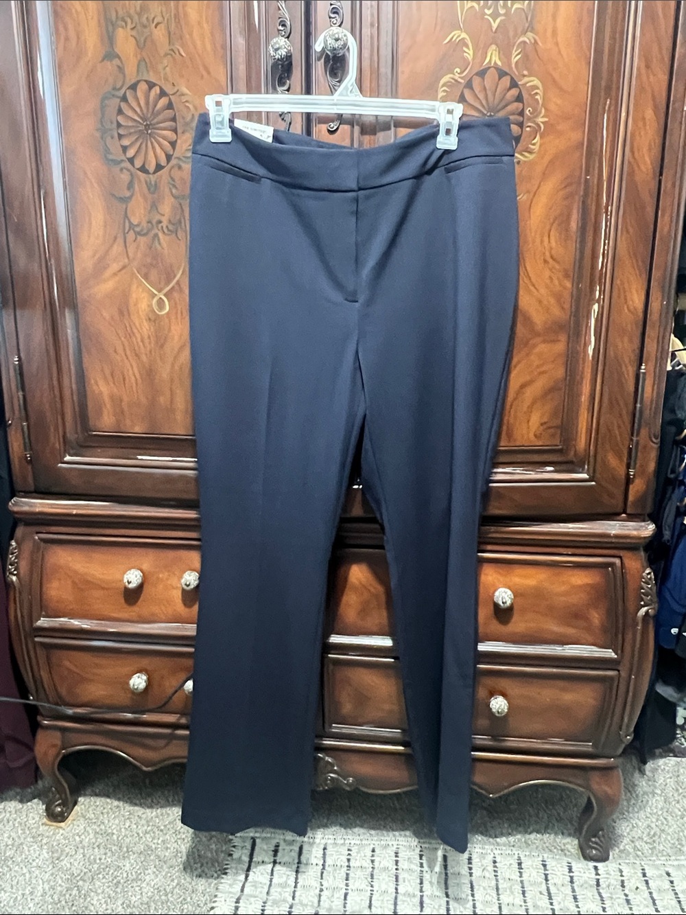 The Limited Navy Wide Leg Trousers